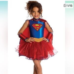 DC SUPERGIRL Tutu Child Costume Size Medium 5-7 Year Old